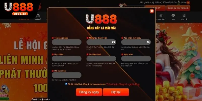 Đăng Ký U888 - Hướng Dẫn Từng Bước Dành Cho Người Chơi Mới 2 Lợi ích khi đăng ký U888 anh em sẽ nhận được