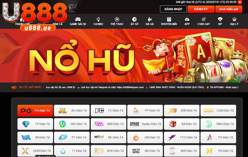 U888 24 Nổ hũ đổi thưởng